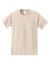 Port & Company PC61P/PC61PT Mens Essential Short Sleeve Crewneck T-Shirt w/ Pocket Natural Flat Front