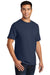 Port & Company PC61P/PC61PT Mens Essential Short Sleeve Crewneck T-Shirt w/ Pocket Navy Blue Model 3q