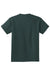 Port & Company PC61Y Youth Essential Short Sleeve Crewneck T-Shirt Dark Green Flat Back