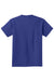 Port & Company PC61Y Youth Essential Short Sleeve Crewneck T-Shirt Deep Marine Blue Flat Back