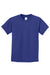 Port & Company PC61Y Youth Essential Short Sleeve Crewneck T-Shirt Deep Marine Blue Flat Front