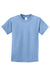 Port & Company PC61Y Youth Essential Short Sleeve Crewneck T-Shirt Light Blue Flat Front