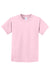 Port & Company PC61Y Youth Essential Short Sleeve Crewneck T-Shirt Pale Pink Flat Front