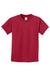 Port & Company PC61Y Youth Essential Short Sleeve Crewneck T-Shirt Red Flat Front