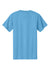 Port & Company PC61/PC61T Mens Essential Short Sleeve Crewneck T-Shirt Aquatic Blue Flat Back