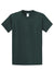 Port & Company PC61/PC61T Mens Essential Short Sleeve Crewneck T-Shirt Dark Green Flat Front