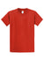 Port & Company PC61/PC61T Mens Essential Short Sleeve Crewneck T-Shirt Fiery Red Flat Front