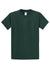 Port & Company PC61/PC61T Mens Essential Short Sleeve Crewneck T-Shirt Forest Green Flat Front