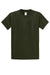 Port & Company PC61/PC61T Mens Essential Short Sleeve Crewneck T-Shirt Olive Green Flat Front