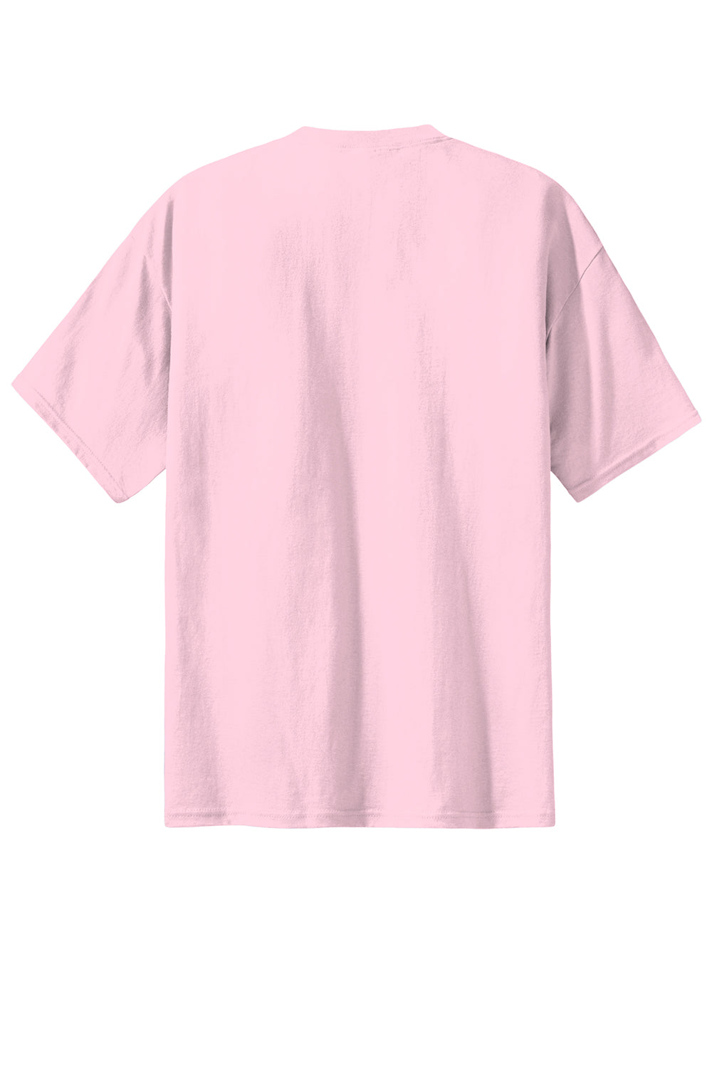 Port & Company PC61/PC61T Mens Essential Short Sleeve Crewneck T-Shirt Pale Pink Flat Back