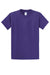 Port & Company PC61/PC61T Mens Essential Short Sleeve Crewneck T-Shirt Purple Flat Front