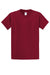 Port & Company PC61/PC61T Mens Essential Short Sleeve Crewneck T-Shirt Rich Red Flat Front