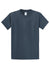 Port & Company PC61/PC61T Mens Essential Short Sleeve Crewneck T-Shirt Steel Blue Flat Front