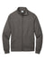 Port & Company PC78FZ Mens Core Fleece Full Zip Sweatshirt Charcoal Grey Flat Front