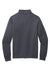 Port & Company PC78FZ Mens Core Fleece Full Zip Sweatshirt Heather Navy Blue Flat Back