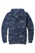 Port & Company PC78HC Mens Core Pill Resistant Fleece Hooded Sweatshirt Hoodie Heather Navy Blue Camo Flat Back