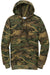 Port & Company PC78HC Mens Core Pill Resistant Fleece Hooded Sweatshirt Hoodie Military Camo Flat Front