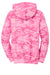 Port & Company PC78HC Mens Core Pill Resistant Fleece Hooded Sweatshirt Hoodie Pink Camo Flat Back