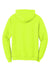 Port & Company PC78H/PC78HT Mens Core Pill Resistant Fleece Hooded Sweatshirt Hoodie Safety Green Flat Back