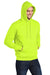 Port & Company PC78H/PC78HT Mens Core Pill Resistant Fleece Hooded Sweatshirt Hoodie Safety Green Model 3q