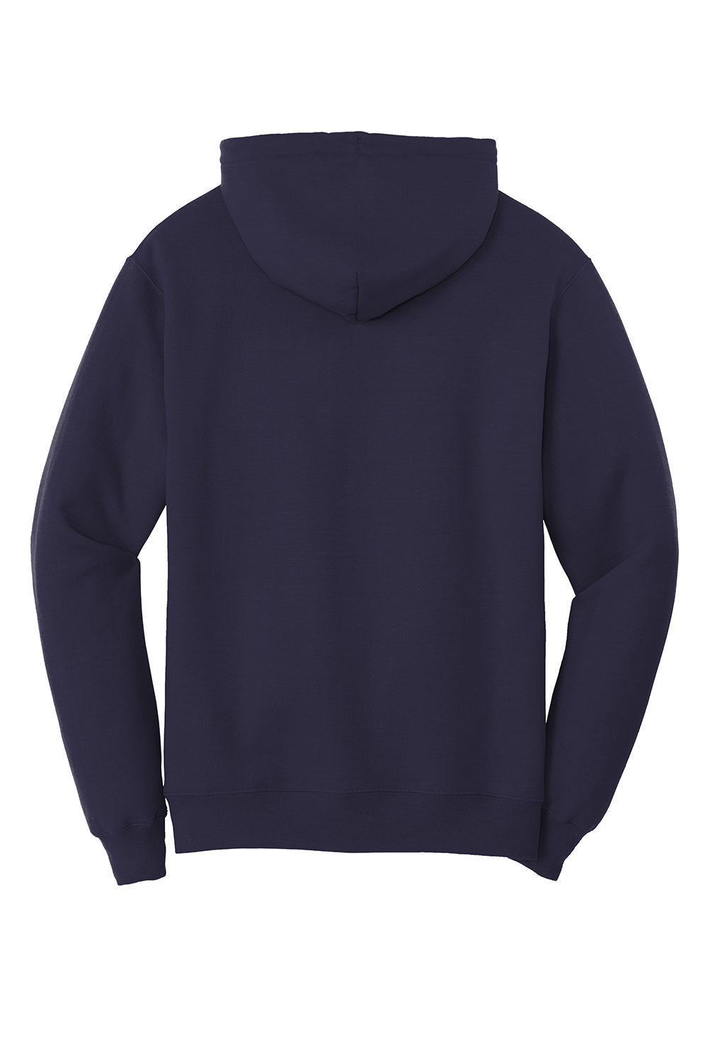 Port & Company PC78H/PC78HT Mens Core Pill Resistant Fleece Hooded Sweatshirt Hoodie True Navy Blue Flat Back