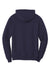 Port & Company PC78H/PC78HT Mens Core Pill Resistant Fleece Hooded Sweatshirt Hoodie True Navy Blue Flat Back