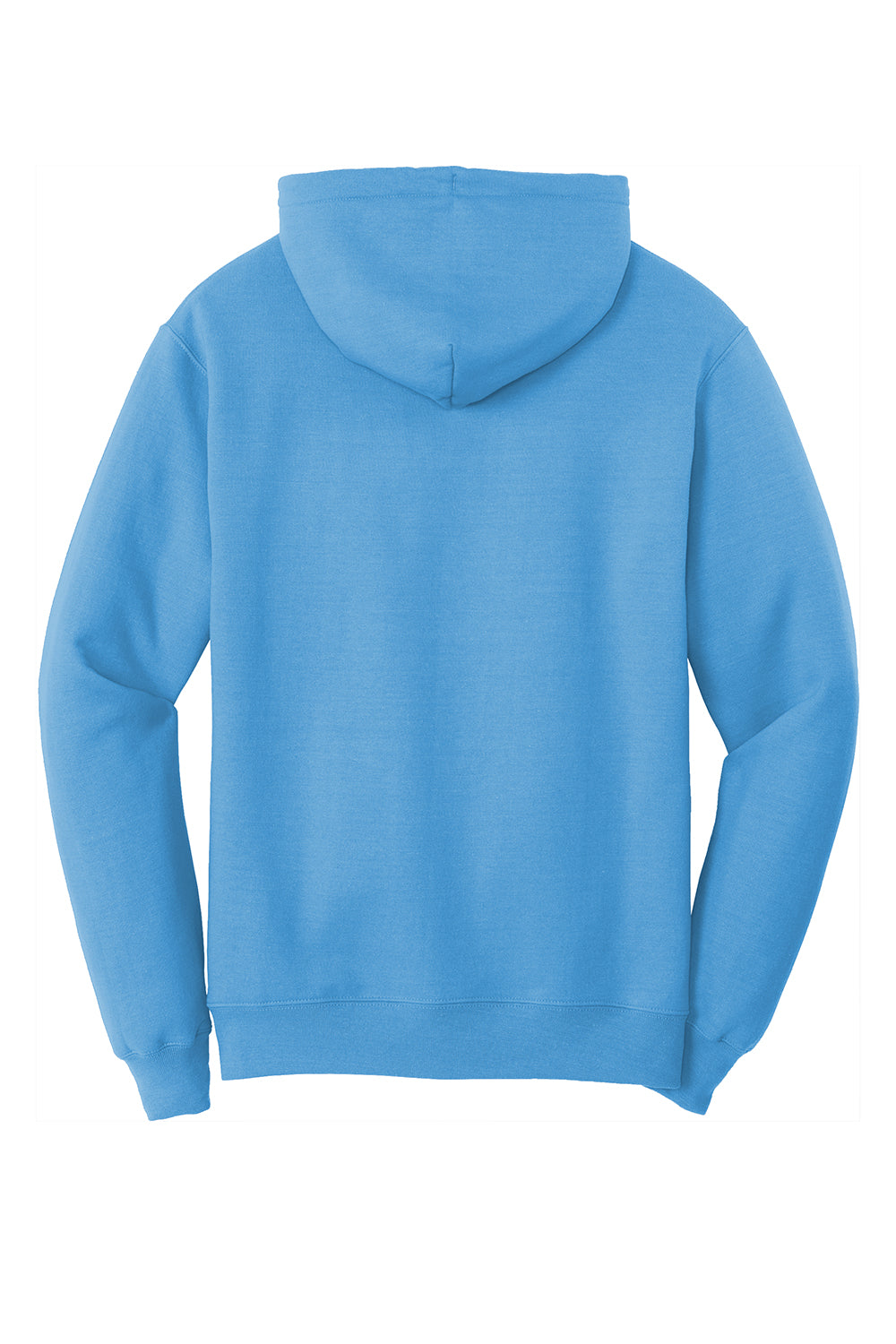 Port & Company PC78H/PC78HT Mens Core Pill Resistant Fleece Hooded Sweatshirt Hoodie Aquatic Blue Flat Back