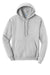 Port & Company PC78H/PC78HT Mens Core Pill Resistant Fleece Hooded Sweatshirt Hoodie Ash Grey Flat Front