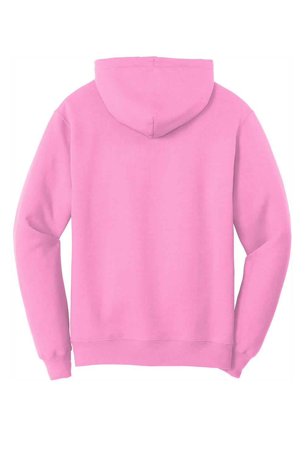 Port & Company PC78H/PC78HT Mens Core Pill Resistant Fleece Hooded Sweatshirt Hoodie Candy Pink Flat Back