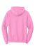 Port & Company PC78H/PC78HT Mens Core Pill Resistant Fleece Hooded Sweatshirt Hoodie Candy Pink Flat Back