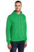 Port & Company PC78H/PC78HT Mens Core Pill Resistant Fleece Hooded Sweatshirt Hoodie Clover Green Model 3q