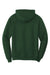 Port & Company PC78H/PC78HT Mens Core Pill Resistant Fleece Hooded Sweatshirt Hoodie Dark Green Flat Back