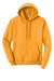 Port & Company PC78H/PC78HT Mens Core Pill Resistant Fleece Hooded Sweatshirt Hoodie Gold Flat Front