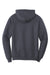 Port & Company PC78H/PC78HT Mens Core Pill Resistant Fleece Hooded Sweatshirt Hoodie Heather Navy Blue Flat Back