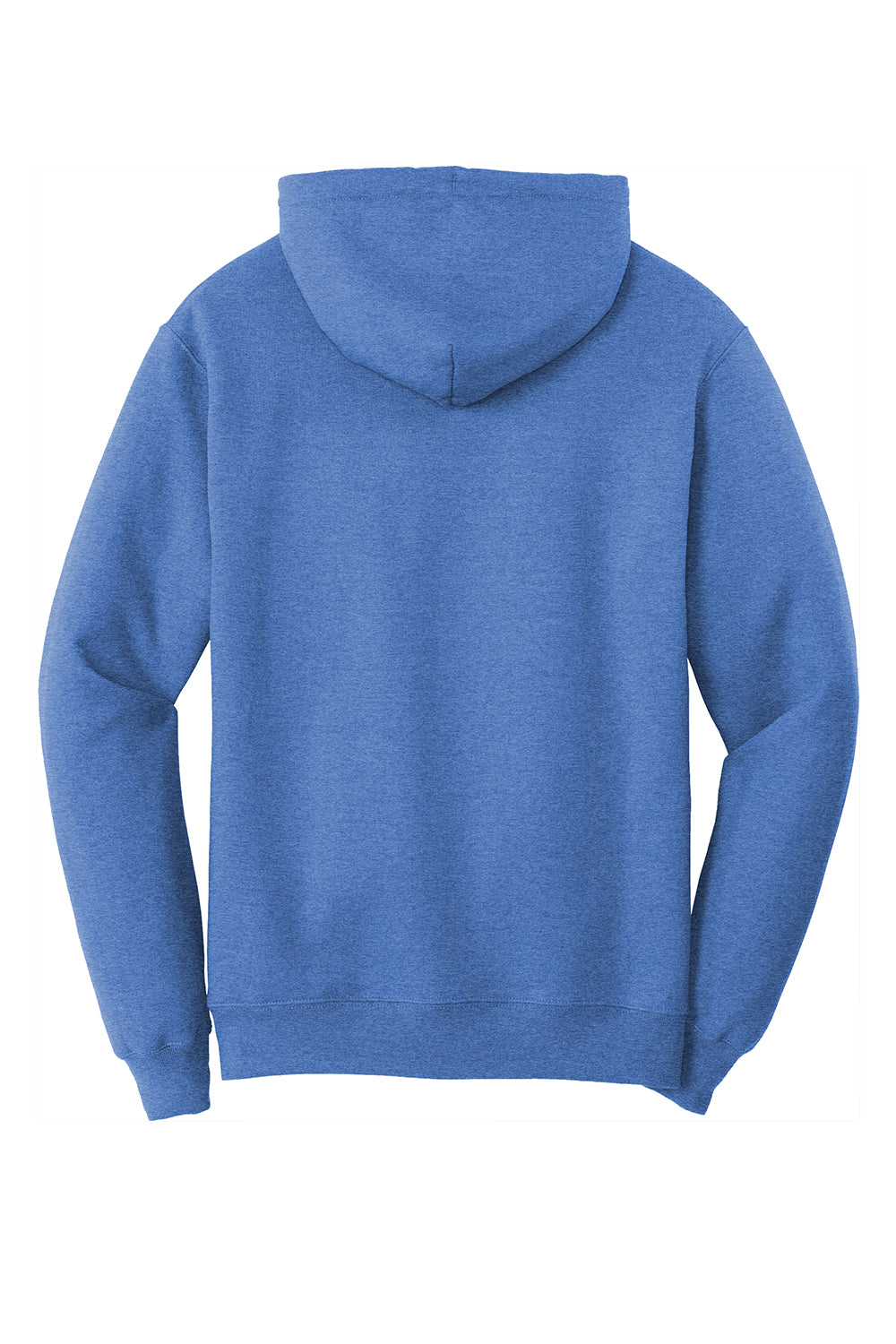 Port & Company PC78H/PC78HT Mens Core Pill Resistant Fleece Hooded Sweatshirt Hoodie Heather Royal Blue Flat Back