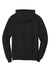 Port & Company PC78H/PC78HT Mens Core Pill Resistant Fleece Hooded Sweatshirt Hoodie Jet Black Flat Back