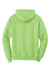 Port & Company PC78H/PC78HT Mens Core Pill Resistant Fleece Hooded Sweatshirt Hoodie Lime Green Flat Back