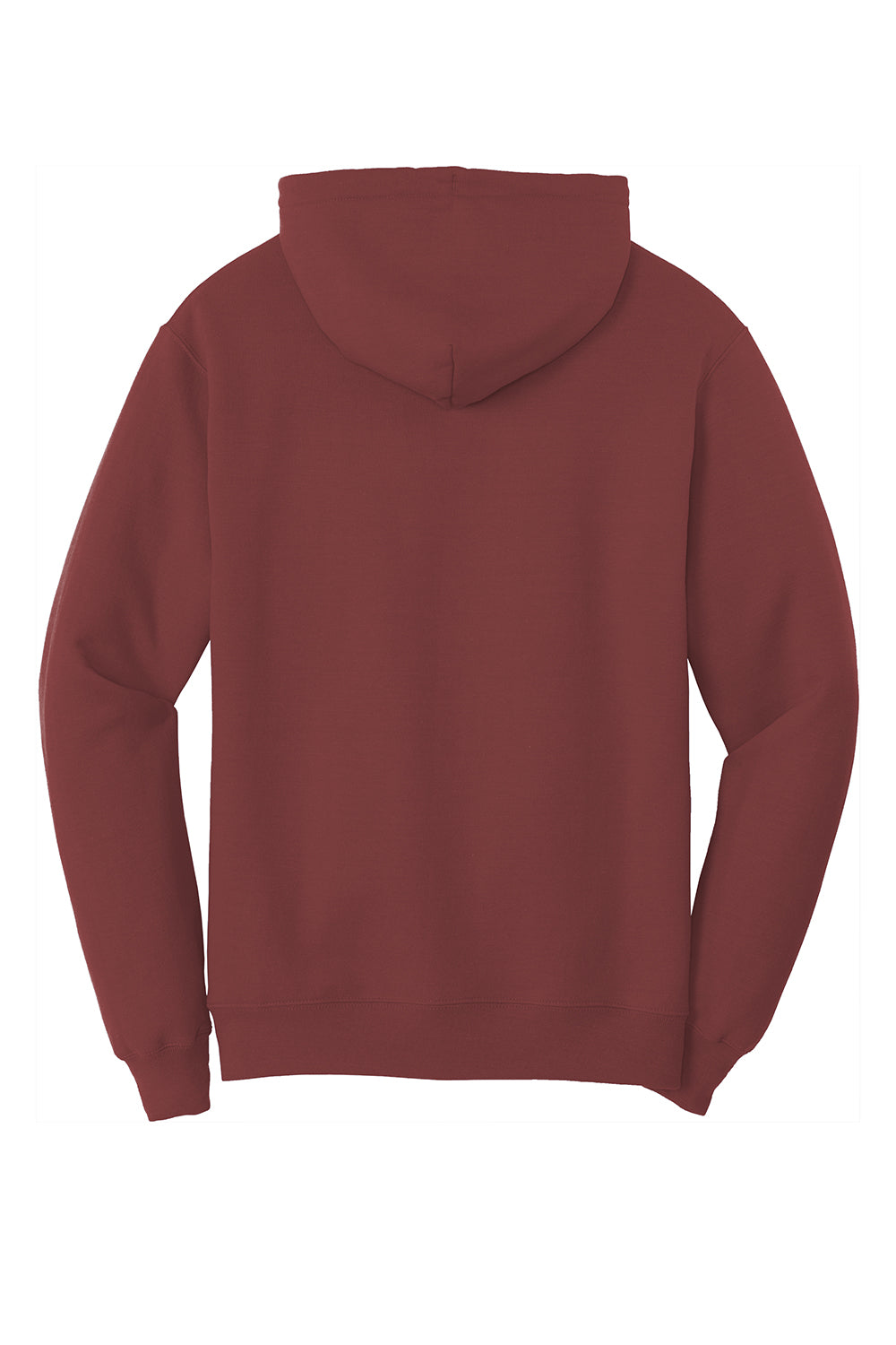 Port & Company PC78H/PC78HT Mens Core Pill Resistant Fleece Hooded Sweatshirt Hoodie Maroon Flat Back