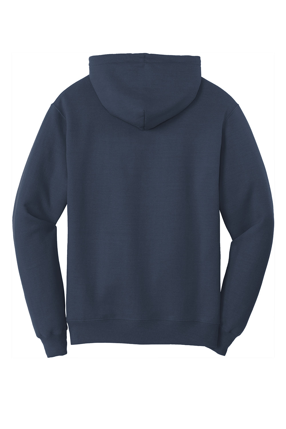 Port & Company PC78H/PC78HT Mens Core Pill Resistant Fleece Hooded Sweatshirt Hoodie Navy Blue Flat Back