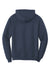 Port & Company PC78H/PC78HT Mens Core Pill Resistant Fleece Hooded Sweatshirt Hoodie Navy Blue Flat Back