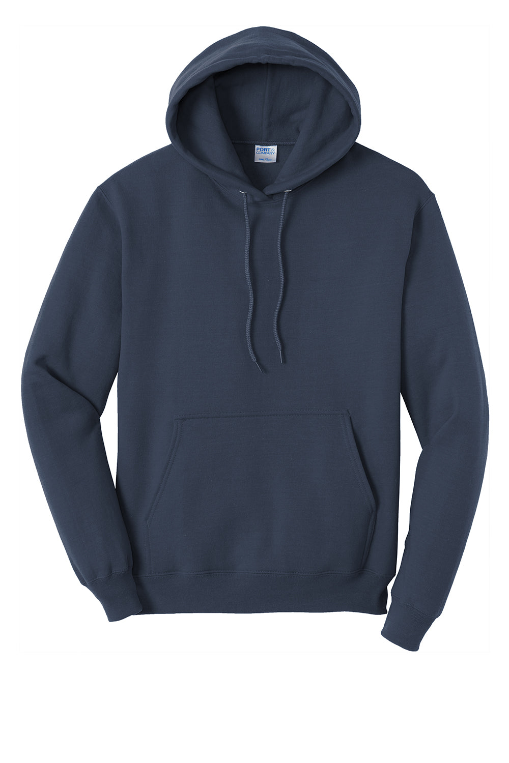 Port & Company PC78H/PC78HT Mens Core Pill Resistant Fleece Hooded Sweatshirt Hoodie Navy Blue Flat Front