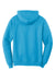 Port & Company PC78H/PC78HT Mens Core Pill Resistant Fleece Hooded Sweatshirt Hoodie Neon Blue Flat Back