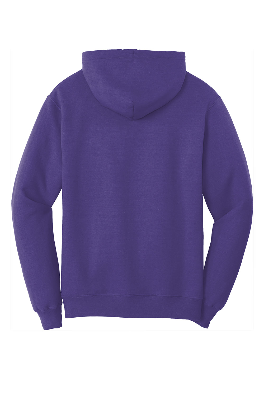 Port & Company PC78H/PC78HT Mens Core Pill Resistant Fleece Hooded Sweatshirt Hoodie Purple Flat Back