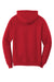 Port & Company PC78H/PC78HT Mens Core Pill Resistant Fleece Hooded Sweatshirt Hoodie Red Flat Back