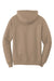 Port & Company PC78H/PC78HT Mens Core Pill Resistant Fleece Hooded Sweatshirt Hoodie Sand Flat Back