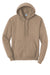 Port & Company PC78H/PC78HT Mens Core Pill Resistant Fleece Hooded Sweatshirt Hoodie Sand Flat Front