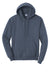 Port & Company PC78H/PC78HT Mens Core Pill Resistant Fleece Hooded Sweatshirt Hoodie Steel Blue Flat Front