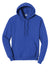 Port & Company PC78H/PC78HT Mens Core Pill Resistant Fleece Hooded Sweatshirt Hoodie True Royal Blue Flat Front