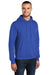 Port & Company PC78H/PC78HT Mens Core Pill Resistant Fleece Hooded Sweatshirt Hoodie True Royal Blue Model 3q