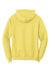 Port & Company PC78H/PC78HT Mens Core Pill Resistant Fleece Hooded Sweatshirt Hoodie Yellow Flat Back